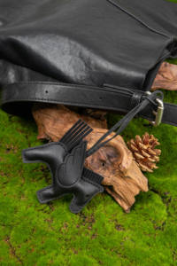 Black Oil-Wax Cowhide Fashion <b>Crossbody</b> Shoulder <b>Bag</b> with ZIP Closure Daily Commuting Handbag for All Seasons - Product Image 2