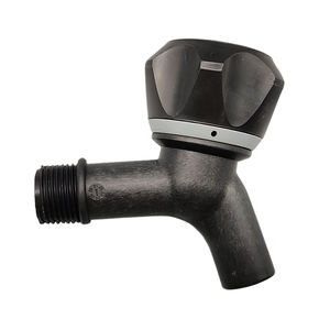 Good Price High Quality Modern <b>Kitchen</b> Basin <b>Black</b> Plastic Faucets <b>Taps</b> Bibcock for Garden - Product Image 1