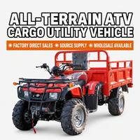 Quad 250CC 4x4 tout-terrain, véhicule utilitaire agricole, buggy 4 roues, pour adulte, plage, sable, désert, course