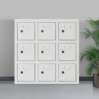 Armoire de rangement pour téléphones pour les élèves et le personnel des écoles, avec casiers sécurisés et armoires de charge