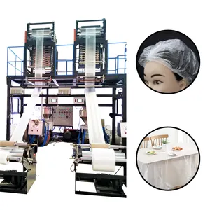 High Output Low Pressure 20-800Mm Film Width Ldpe Single Layer Rotary Die Film Extruder Blowing Machine For Plastic Bag/Film