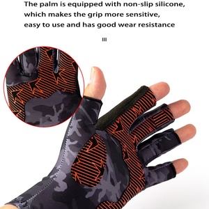 Guantes de Jardinería Personalizados de Media Mano sin Dedos con Tecnología de Microfibra, Protección Solar para Pesca - Product Image 6