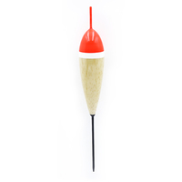 Flotteur de pêche en acier brut de haute qualité, couleur personnalisée, bois de balsa, eau douce et eau salée