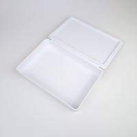 Boîtes de rangement décoratives pour bijoux en pâte de bagasse moulée sur mesure biodégradable, collection d'artisanat en pâte de papier