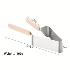 Spatule à pâtisserie en acier inoxydable personnalisée, spatule à tarte en métal pour couper les gâteaux et les pizzas - Product Image 2
