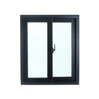 Ventanas Corredizas Modernas de Aleación de Aluminio con Rotura de Puente Térmico y Puertas Resistentes a Huracanes con Aislamiento Acústico y Térmico para el Hogar