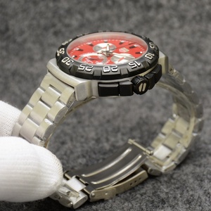 Reloj Deportivo de Cuarzo Haojia con Cronógrafo de Seis Agujas y Doble Cono, Esfera con Indicadores, Caja y Correa de Acero Inoxidable, Popular en Ventas Transfronterizas - Product Image 4