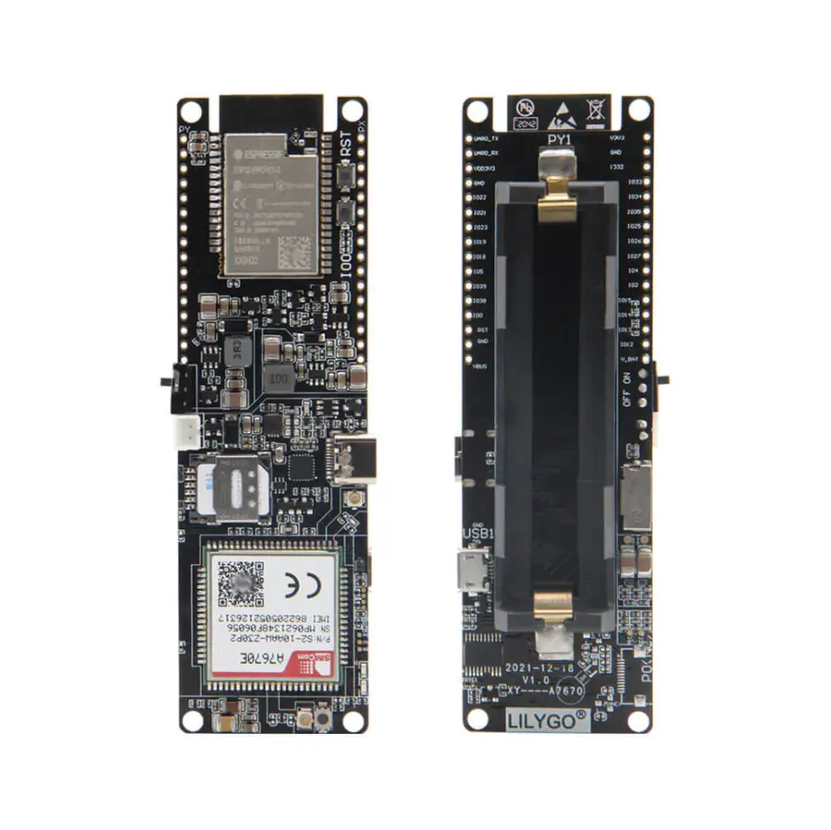 JEO LILYGO T-A7670SA Módulo Sem Fio ESP32 Chip 4G LTE CAT1 MCU32 Placa de Desenvolvimento T-A7670E/G/SA R2