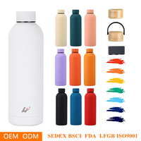Linghui 304 Acero inoxidable boca pequeña termo al vacío taza portátil para deportes al aire libre hogar logotipo personalizado impresión pequeña agua
