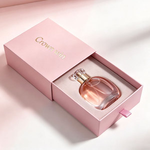 Recyclable Waterproof Embossing Custom Textured Surface Empty Cosmetic Skincare Package <b>Box</b> Luxury Slide Gift Drawer Perfume - Product Image 2