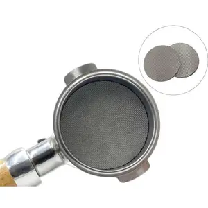 58.5 Mm Stainless Steel Reusable Filters Lower Shower Screen Sintered Coffee Filter