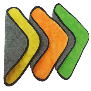 Serviettes de nettoyage pour voiture en microfibre super douces et sans peluches Esun OEM ODM 40*40 cm, séchage rapide, Toalla Microfibra - Product Image 2