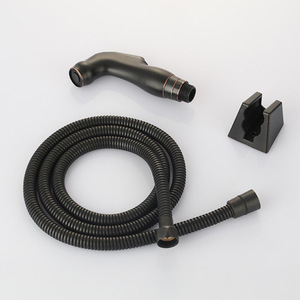Kit de pulvérisateur de bidet mural moderne en ABS pour salle de bain, finition bronze huilé, ensemble de bidet Shattaf pour toilettes - Product Image 2