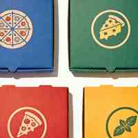 Boîtes à pizza rigides en carton ondulé écologiques HAIXING personnalisées avec impression de logo et emballage sur mesure