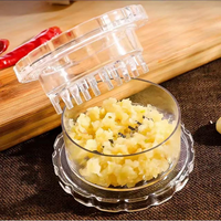 Hete Aanbieding Plastic Handmatige Knoflookpers Handmolen Met Antislip voor Keuken & Thuisgebruik