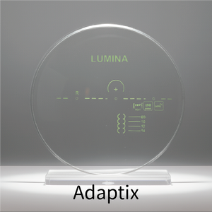 IOT Design Lumina Adaptix Hot Sale 1.56 <b>Light</b> <b>Cube</b> Grey Progressive Eyeglass Lenses UV420 Protection Customizable Diameter - Product Image 5
