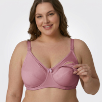 Soutien-gorge d'allaitement grande taille à couvrance totale, sans armatures, non rembourré, ouverture frontale, pour la maternité et le post-partum