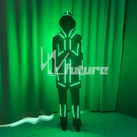 Bande lumineuse LED pour vêtements, costume lumineux RGB pour DJ, spectacle sur scène, rave party, festival, performance de danse