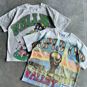 Camiseta Gráfica Corta Oversize Estilo Urbano para Hombre, Camisetas con Estampado Gráfico Personalizado DTG para Hombre, Impresión de Camisetas Personalizadas DTG - Product Image 3