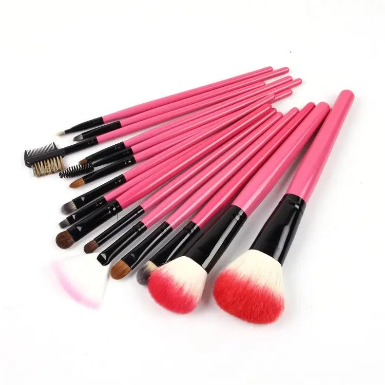 15pcs top quality private label mixed makeup brush set brushes makeup