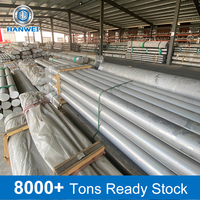 5052 Billet Aloi aluminium Bar persegi heksagonal ukuran potong ekstrusi untuk industri peralatan otomotif laut lentur dapat dilas