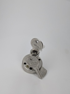 Serrure multi-usages ronde de 32 mm pour armoire, placard, tiroir, meuble, porte et boîte, quincaillerie compacte - Product Image 4