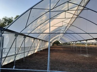 Serre électrique hydroponique en acier inoxydable, pour zone tropicale