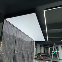 Matériau de décoration intérieure pour la maison 0.18mm 0.25mm d'épaisseur Film extensible pour plafond en PVC translucide de grade B2 ignifuge
