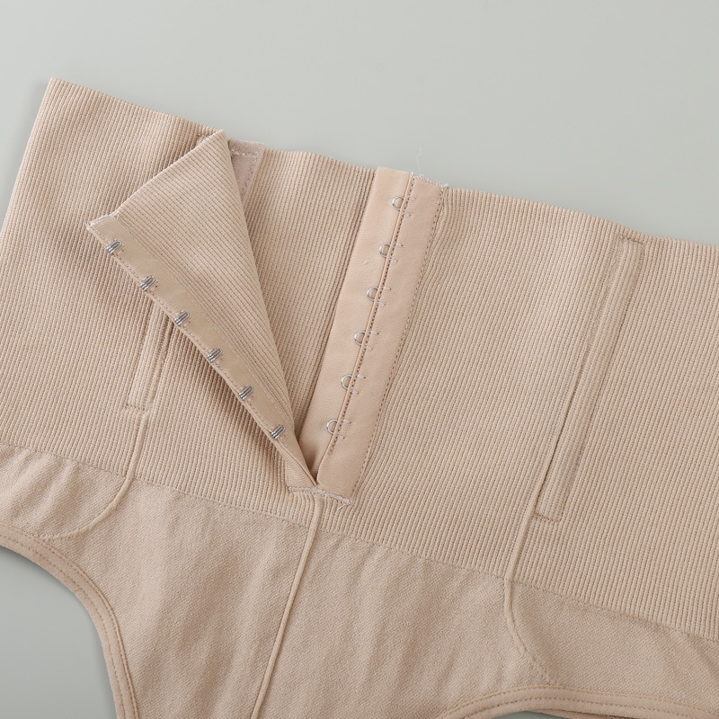 High-Waist Tummy-Control Waist Trainer (3081): waistband, closure and adjustment-point detail