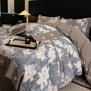 Juego de Ropa de <span class=keywords><strong>Cama</strong></span> de Cáñamo Crudo Lavable de Lujo con Relleno de Poliéster, No Tóxico y Antiestático, Juego de <span class=keywords><strong>Funda</strong></span> Nórdica y Sábanas Tamaño King - Product Image 6
