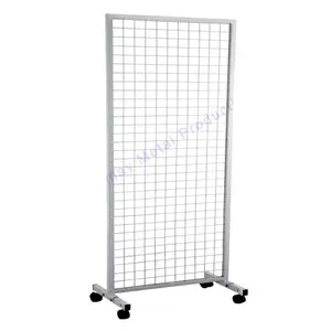 Hot Sales Metal Heavy Movable Floor standing Abnehmbare Stand Display Stand Racks Gitter Wand paneele für den Einzelhandel