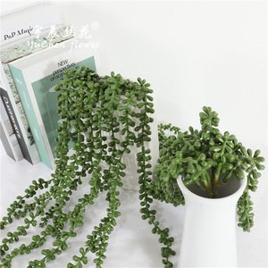 ต้นไม้ประดิษฐ์สีเขียวรูปพวงมุกจำลอง สำหรับตกแต่งผนังแขวน YC-1120 - Product Image 3