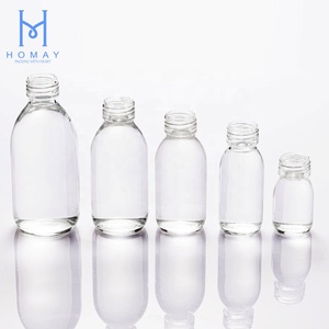 Wholesale 30ml 60ml 90ml 125ml 150ml 200ml Clear Syrup <strong>Glass</strong> Medicine <strong>Bottles</strong> for Syrup - Product Image 3