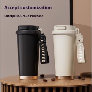 Termo de Acero Inoxidable 316 de Doble Pared con Revestimiento Cerámico, Pajita, Gran Capacidad, Diseño Moderno y Ecológico para Café/Bebidas - Product Image 4