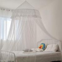 Moustiquaire circulaire suspendue en gros à prix abordable pour lits simples, doubles, queen et king size (tailles US)