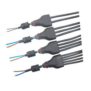 发光二极管驱动器电源模块2针电源电缆螺杆式公母IP68 y型防水插头 - Product Image 2