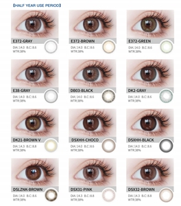 Miiemo lenti a contatto Color occhio nero dahab Top Seller Power Cosmetic Colored lenti a contatto <span class=keywords><strong>Bella</strong></span> grande occhio miopia lenti a contatto - Product Image 5