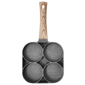 Marble Stone 4-Hole Nonstick Egg <strong>Frying</strong> <strong>Pan</strong> Breakfast Skillet for Eggs, Bacon, Steak Pancakes, Multi-Cavity <strong>Grill</strong> <strong>Pan</strong> - Product Image 2