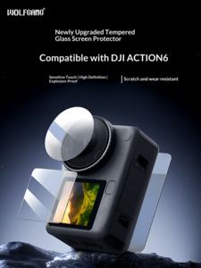 Pellicola Protettiva in Vetro Temperato per Wolfgang Osmo Action 6, Pellicola per Obiettivo HD Altamente Trasparente Anti-riflesso, Accessori - Product Image 1