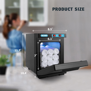 Equipo de Belleza para Salón, Calentador de Toallas con Luz UV, Gabinete Calentador de Toallas Negro para Barbería - Product Image 4
