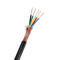 Câble de transmission de signal KVVP 450/750V à double blindage avec conducteur en cuivre, réduction du bruit, flexible pour salle de communication