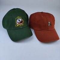 Sombrero de papá desgastado de algodón lavado Vintage, gorra de béisbol de camionero de Polo ajustable Unisex, bordado de tela adherido transpirable