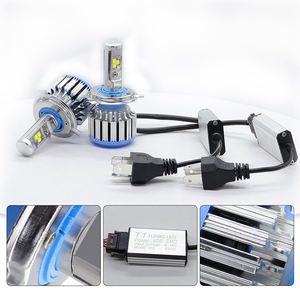 Promotion Phare LED de moto à faisceau haut et bas H1 H3 H4 H7 9005 9006 T1 avec ventilateur, puce Cree, 40W 8000LM - Product Image 4