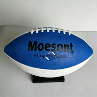 Ballon de football américain personnalisé avec logo, OEM, pour entraînement de ligue, jeunes et adultes, ballon de football américain imprimé sur mesure