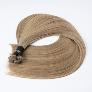Extensiones de Cabello Humano Virgen Natural <span class=keywords><strong>Ondulado</strong></span>, Tejido a Mano, <span class=keywords><strong>Balayage</strong></span> Genius Weft, Venta al Por Mayor Hopeshair - Product Image 4