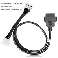 Câble Lonsdor pour Toyota FP30 pour les modèles AKL 8A-BA et 4A sans code PIN, compatible avec K518ISE K518S