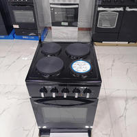 Kompor Listrik Komersial 4 Tungku dengan Oven, Kontrol Digital Berkualitas Tinggi, Peralatan Dapur Efisiensi Tinggi