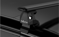 Universelle Aluminium-Dachträger Querträger Verstellbare Auto-Dachgepäckträger für SUV Limousine Diebstahlschutzsystem 75KG Traglast
