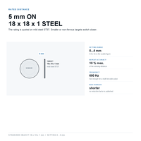 Sensor Proximitas Induktif E2B-M18KS05-M1-C1 M18 5mm Terlindungi NPN NO IP67 600 Hz