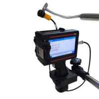 Mini Impresora de Inyección de Tinta Automática y Manual de 12.7mm, Impresora de Inyección de Tinta Térmica Portátil con Pantalla Táctil, Máquina de Codificación de Fechas de Caducidad y Logotipos